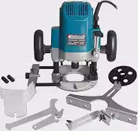 Tupia Laminadora, Tupia de Coluna, Tupia Grande, Tupia 12mm 1600w, Completa, Pinças 6 e 8mm, Acessórios Incl.