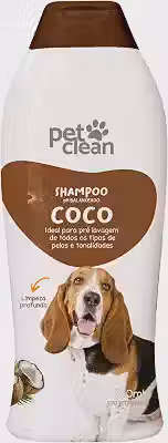 Pet Clean Shampoo e Condicionador 2 em 1 com Extrato de Coco para Cães e Gatos, 700 ml — Limpeza Profunda e Pelo Brilhante