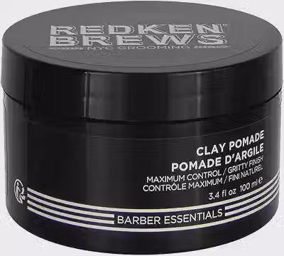 Redken Brews Maneuver, Pomada Capilar Masculina para Todos os Tipos de Cabelo, Acabamento Levemente Brilhante, Fixação Média e Flexível com Malte Artesanal, 100ml