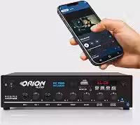 Orion Receiver RC7000 Bluetooth 500W 4 Canais | Amplificador Profissional para Igrejas, Eventos, Comércios e Som Ambiente
