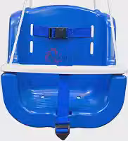 Balanço Plástico Infantil (C/Cinto e Trava de segurança) (AZUL)