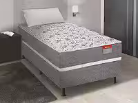 Cama Box Conjugada Solteiro Reconflex Espuma 55x88x188cm Fenix