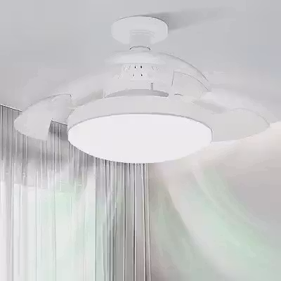 Airwit Ventilador de Teto E27 40 cm Bivolt Branco com Controle Remoto