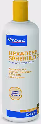 Virbac Hexadene Shampoo Spherulites para Cães e Gatos 500 mL