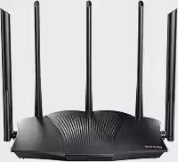 Roteador Tenda AX3000 Dual Band Gigabit Wi-Fi 6, velocidade de até 3 Gbps, 4 portas Gigabit completas, VPN, configuração fácil, controle parental, modo AP, OFDMA, MU-MIMO, WPA3 (RX12 Pro V2.0)