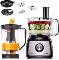 MONDIAL Multiprocessador Turbo Chef 7 em 1, Preto, 1000W, 220V - MPN-01-BE
