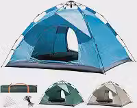 Barraca Camping 4 Pessoas Impermeável Monta Sozinha