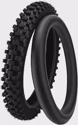 60/100-14 Pneu e Câmara de Moto para Trilha Off Road