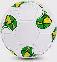 Bola De Futebol Premium Society Campo Quadra Colorida Tamanho Padrão N°5