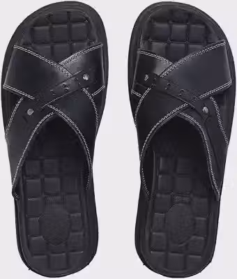Chinelo Ortopédico Anatômico Anti Stress Masculino Couro