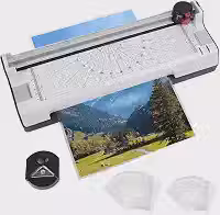 Plastificadora e Laminadora, Portátil 127V para Formatos A4 e A6 Compacta e Fácil de Usar, Ldeal para Casa e Escritório