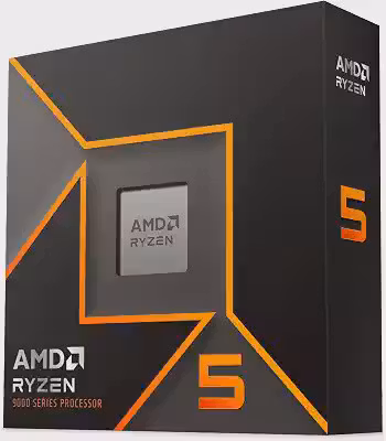 Processador AMD Ryzen 5 9600X Box (AM5/ 6 Cores/ 12 Threads/ 5.4GHz/ 38MB Cache/Radeon Graphics/Sem Cooler)
