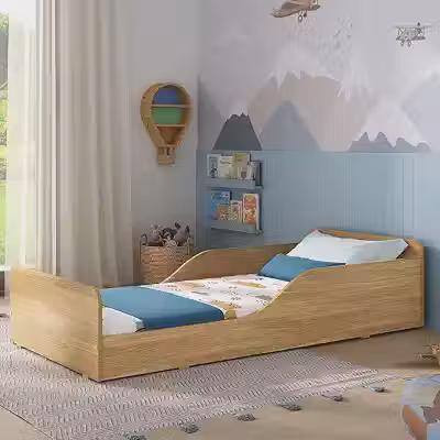 Cama Infantil Montessoriana Melissa Plus com Colchão Incluso 100% MDF Madeirado Multimóveis MP2958 – Segurança, Conforto e Design Moderno