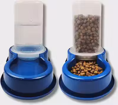 Comedouro e Bebedouro Automatico Para Cachorro Dupla Função Multiuso Caes Pequeno Porte 1,5L Kit 2 Unidades