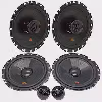 Flex4 Kit Som Automotivo Completo: Par de Alto Falantes Triaxial 6TRFX55 (110W RMS) + Par de Auto Falantes 2 Vias 62VFX55 (110W RMS) - Potência, Clareza e Imersão para Seu Carro