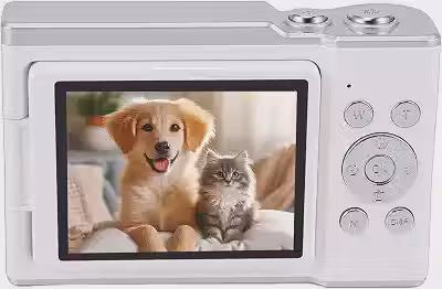 Zopsc Câmera Digital Portátil 5K 72MP 16X Zoom Retro Mirrorless Camera Com Tela Flip de 2,88 'para Entusiastas de Viagens