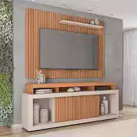 Rack para TV até 70' com Painel 2 Portas Caemmun Aegon