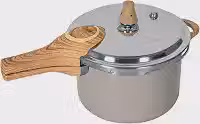 Panela de Pressão Brinox 4,2L Antiaderente Ceramic Life Pressure com Fundo de Indução Areia