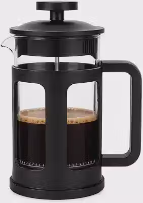 Cafeteira Prensa Francesa 600ml | Cafeteira Manual em Vidro e Aço Inox com Filtro Permanente | Preparo mais Encorpado e Aromático | Ideal para Café, Chá e Infusões | Seu Ritual de Café em Casa