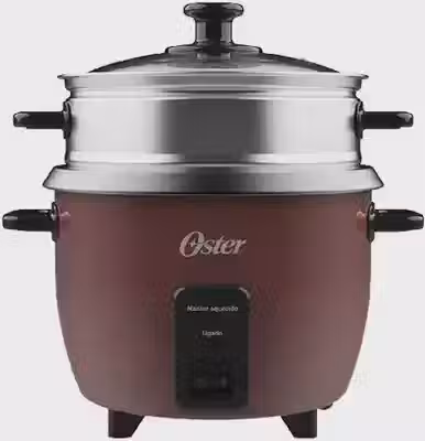 Panela Elétrica de Arroz Oster Bordô, 1L, OPAN310, 127V