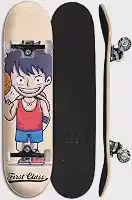Skate para crianças e adolecentes Street Iniciante First Class - Pirata2
