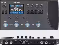 M-VAVE MK-300 Modelador de Amp e Efeitos para Guitarra/Baixo com Looper, Drum Machine, Bluetooth, 11 Módulos, 160 Presets, Pedal de Expressão, USB-C, Ideal para Estúdio e Palco