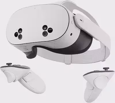 Meta Quest 3S 128 GB – Dive into mixed reality – All-in-one headset – Get a 3-month trial of Meta Horizon+ included