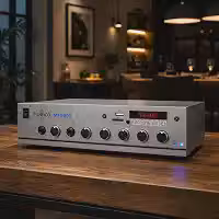 Receiver Fanfico MF-9000 Amplificador Som Ambiente 2 Canais