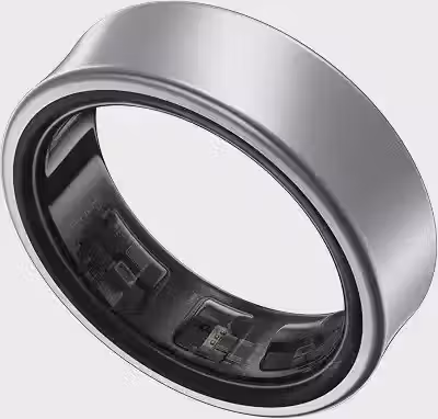 Samsung Galaxy Ring Tamanho 6, Monitor de treino, rastreador de sono, bateria de até 7 dias, Material em titânio - Titânio Prata