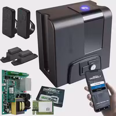 Kit Motor Portão Dz Atto Nitro Wifi App Celular Rossi 400kg Simply Connect