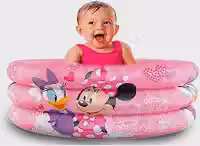 Buosha Piscina Inflável Minnie 70L Caixa 75x22cm Rosa