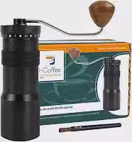 iCoffee Moedor de Café Manual com Regulagem Externa da Moagem, 40g