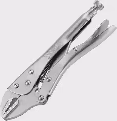 MTX Alicate de Pressão 250mm (10') Profissional em Aço Niquelado – Mandíbulas Retas Largas, Ajuste Preciso, Fixação Segura para Mecânica, Marcenaria e Serralheria