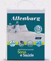 Altenburg Protetor Colchão com Elástico Impermeável Sono e Saúde Casal, Branco