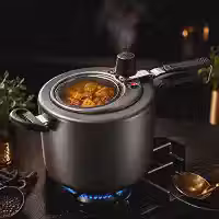 Panela de Pressão MTA 4,5L com Visor Grande 7 Camadas Antiaderente