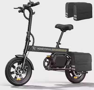 HONEYWHALE B20 Bicicleta Elétrica Dobrável 440W-25KM/H-35KM Adulto