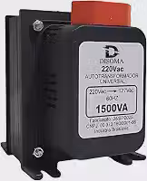 Transformador de Voltagem Disoma Bivolt 1500VA 110V/220V Suporta Até 850W