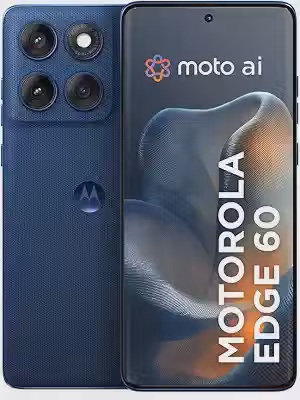 Smartphone Motorola Edge 60 5G - 512GB 12GB RAM+12GB Ram Boost Tela Quad-Curve moto AI 50MP Sony Camera ultrarresistencia militar IP68 + IP69 - Azul Marinho