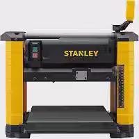 Stanley Plaina Desengrossadeira Portátil, Ferramenta Ideal para Marcenaria, Plaina com Motor Potente de 1800W, Modelo STP18 B2 110v