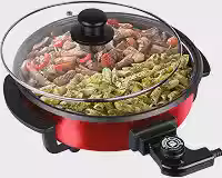 Panela Elétrica Multifuncional Vermelho, 110v, Cadence