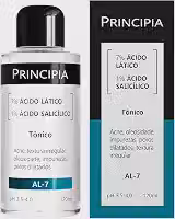 Tônico Facial 7% Ácido Lático + 1% Ácido Salicílico AL-7 com 120ml