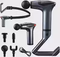 Pistola Massageadora Muscular Profissional com Alça Extensora