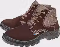 Bota Segurança Epi Marluvas Botina Nobuck Bico Pvc 50b26 Cb (Marrom, BR, Adulto, Numérico, 41)