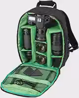 Resistente à Água, Bolsa para Camera Fotografica, Bolsa Camera, Removível Internamente, Mochila Fotograficam, Mochila Profissional Fotógrafo para Câmera Fotográfica Dslr e Acessórios