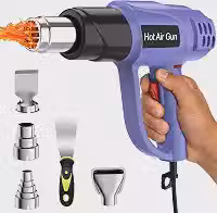 Soprador Térmico Profissional 2000W 127V, 60–600°C, 5 Bicos