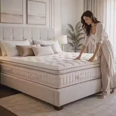 Pillow Top Casal 1000g/m2 C/Elástico Proteção E Maciez Conforto Premium