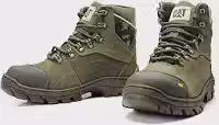 Bota Cat Masculina em Couro Adventure Biqueira Interna
