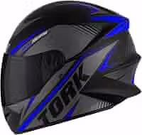 CAPACETE FECHADO PRO TORK R8 AZUL TAM. 58 VIS. FUMÊ