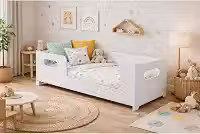 Cama Montessoriana Encanto Juvenil - 100% MDF (Com Colchão) (Branco)