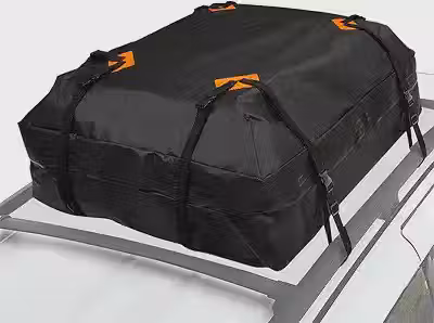 Bagageiro de Teto para Carro 425L Impermeável Dobrável com Cintas